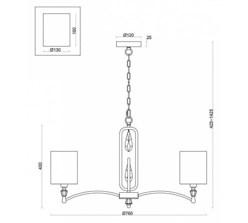 Подвесная люстра Freya Riverside FR1007PL-07N