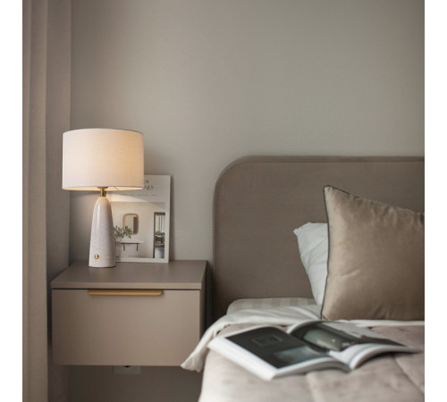 Настольная лампа декоративная Freya MarmoLatte FR2054TL-01BS1