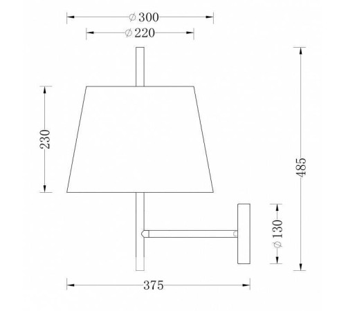 Бра Freya Sandy FR5118WL-01BS