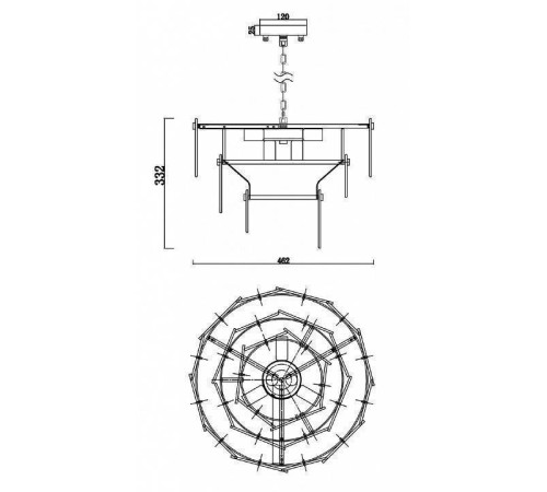 Подвесная люстра Freya Sophia FR5197PL-05CH