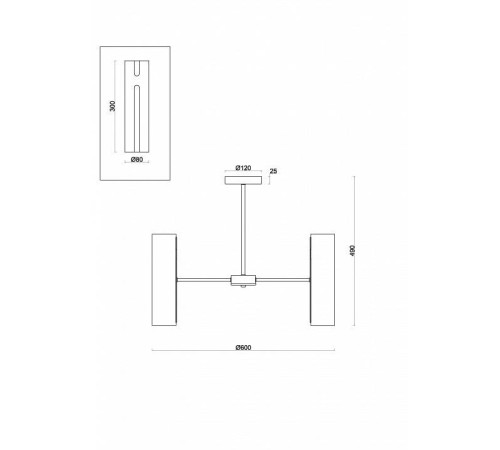 Люстра на штанге Freya Fiore FR5368CL-10BS