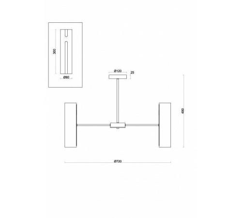 Люстра на штанге Freya Fiore FR5368CL-14BS