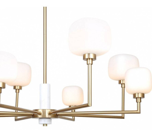 Люстра на штанге Freya Tender FR5373CL-08BS