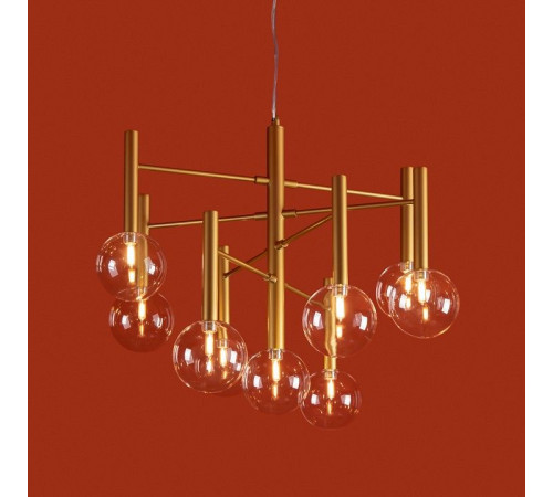 Люстра на штанге Freya Luce FR5584CL-L45G