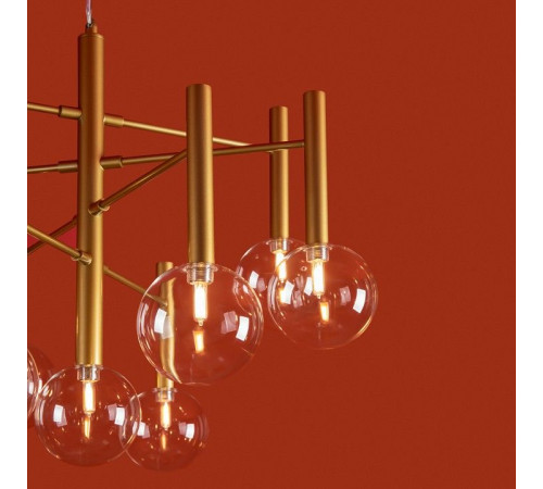 Люстра на штанге Freya Luce FR5584CL-L45G