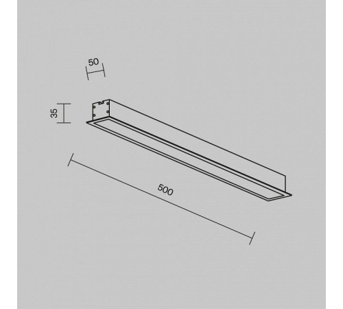 Встраиваемый светильник Maytoni Technical LL313001