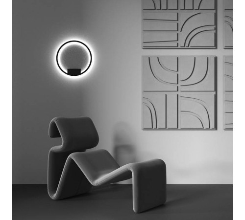 Накладной светильник Maytoni Halo MOD058WL-L25BK