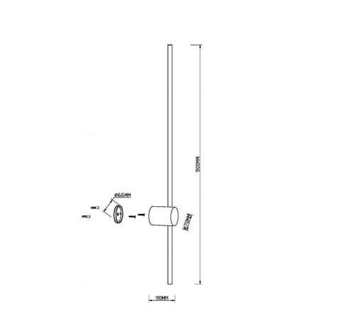 Бра Maytoni Light stick MOD237WL-L11BS3K