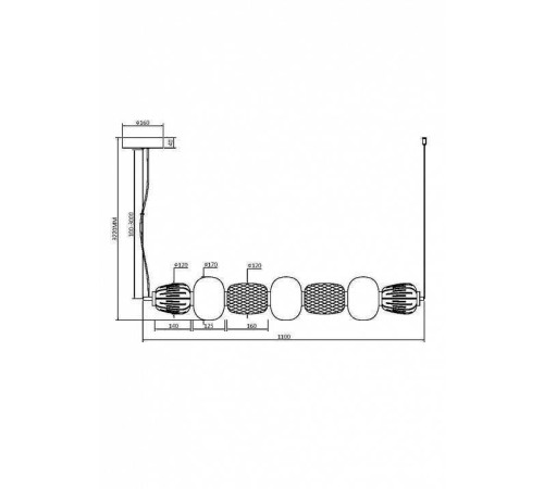 Подвесной светильник Maytoni Pattern MOD267PL-L42CH3K
