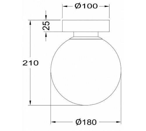 Накладной светильник Maytoni Basic form MOD321WL-01G2