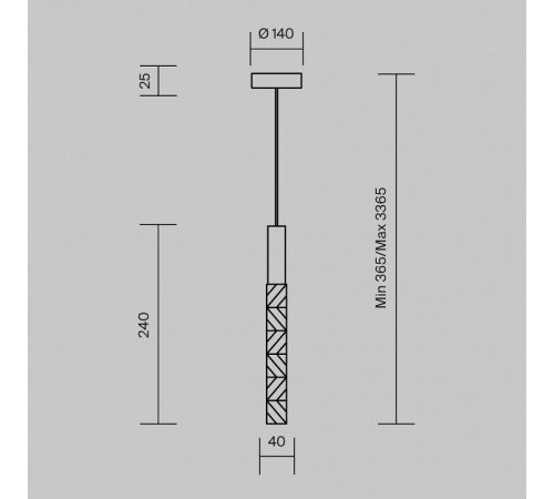 Подвесной светильник Maytoni Selemo MOD328PL-L3BS3K