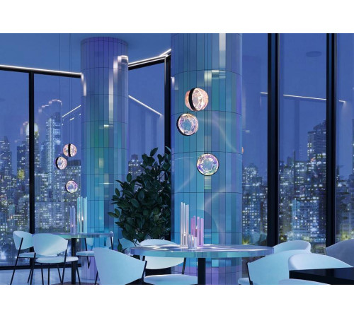 Подвесной светильник Maytoni Misterio 17 Вт 3000K черный MOD379PL-L17B3K