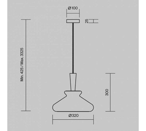 Подвесной светильник Maytoni Toys MOD405PL-01W