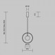 Подвесной светильник Maytoni Paparazzi MOD407PL-L12B3K1