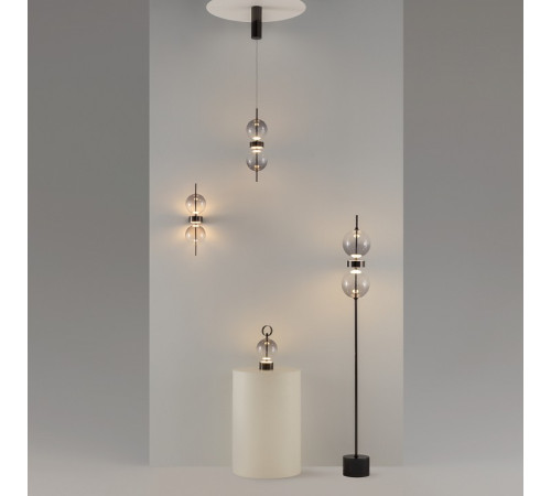 Настольная лампа декоративная Maytoni Double Moon MOD478RL-L3B3K