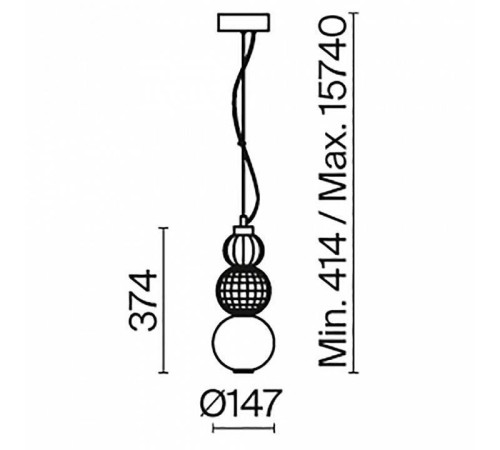 Подвесной светильник Maytoni Collar P069PL-L16G3K