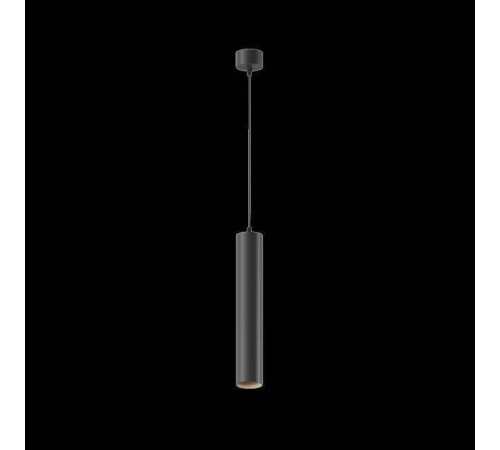 Подвесной светодиодный светильник Maytoni Focus LED 12 Вт 4000 К черный P072PL-L12B4K-1