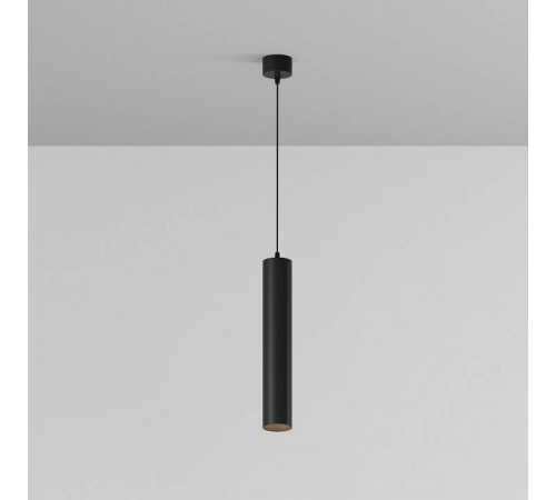 Подвесной светодиодный светильник Maytoni Focus LED 12 Вт 4000 К черный P072PL-L12B4K-1