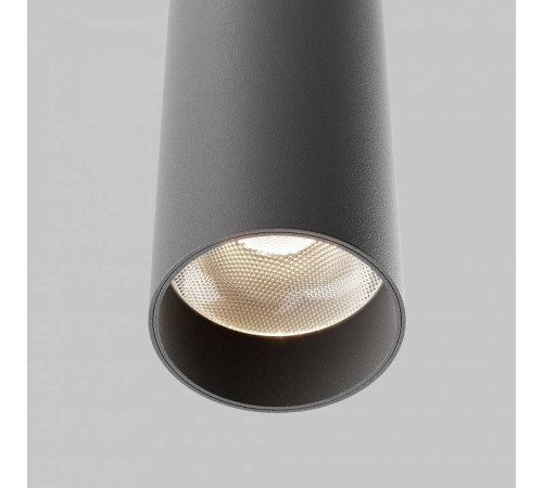 Подвесной светодиодный светильник Maytoni Focus LED 12 Вт 4000 К черный P072PL-L12B4K-1
