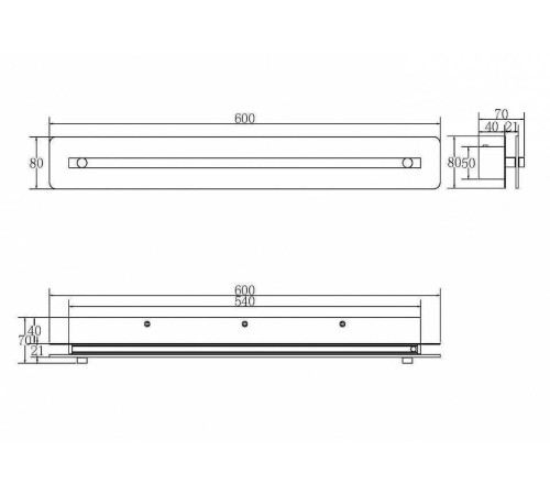 Накладной светильник Maytoni Maya P091WL-L13CH3K