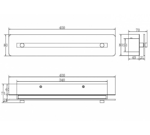 Накладной светильник Maytoni Maya P091WL-L7CH3K