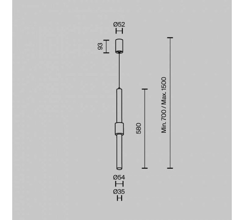 Подвесной светильник Maytoni Jelly P105PL-12W3K-BS