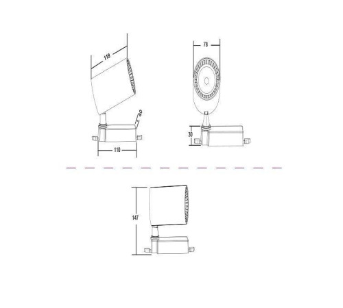 Трековый светильник Maytoni Vuoro 12 Вт 4000K TR003-1-12W4K-W