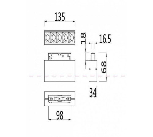 Накладной светильник Maytoni Points TR014-2-10W3K-B