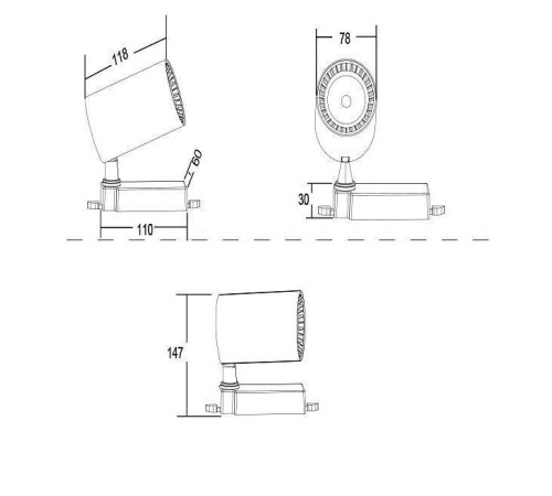 Светильник на штанге Maytoni Vuoro TR029-3-10W3K-W