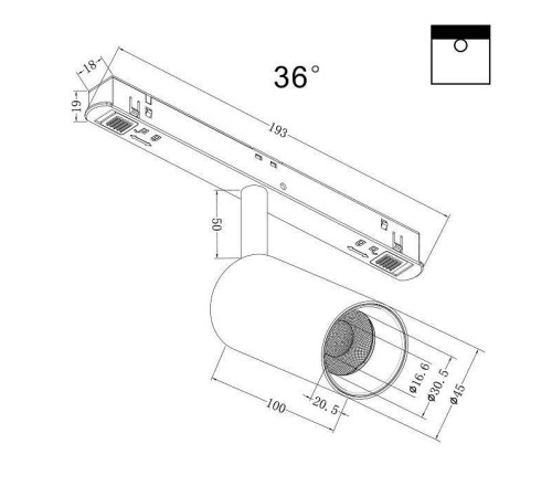 Светильник на штанге Maytoni Focus LED TR032-2-5W3K-M-B