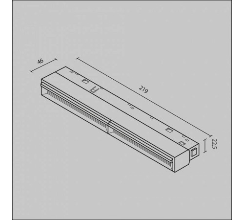 Встраиваемый светильник Maytoni Parete TR106-4-12W-DS-B