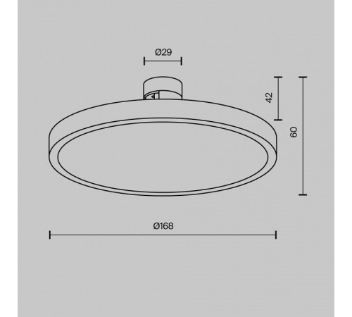 Накладной светильник Plato TR153-1-10W3K-PT