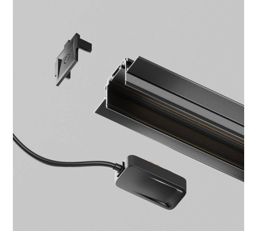 Токопровод концевой Maytoni Accessories for tracks Radity TRA084B-12B-200