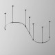 Трек накладной Maytoni Busbar trunkings Flarity TRX154-SR-D800-B