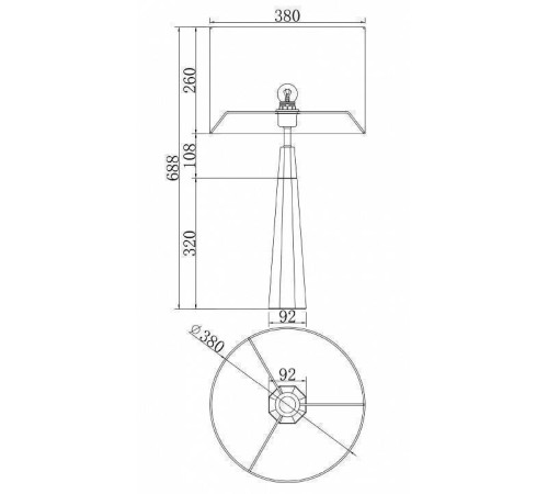 Настольная лампа декоративная Maytoni Bianco Z030TL-01BS2