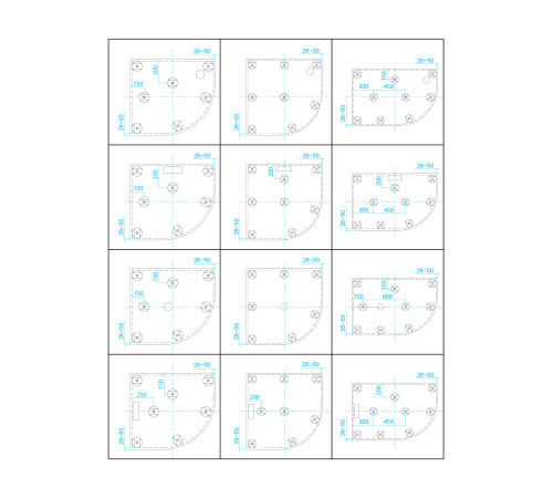 Душевой поддон асимметричный RGW Stone Tray ST/AL-G 1200х900 мм графит 16154129-02L