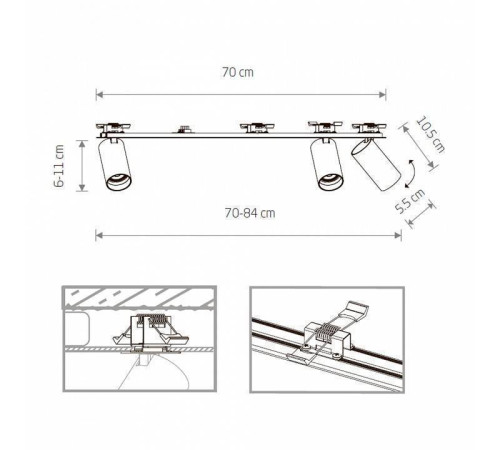 Спот Nowodvorski Mono Surface 7691
