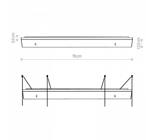 Основание Nowodvorski Cameleon Canopy D 780 BL 8552