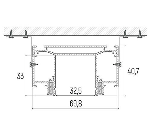 Профиль-держатель Novotech 135189