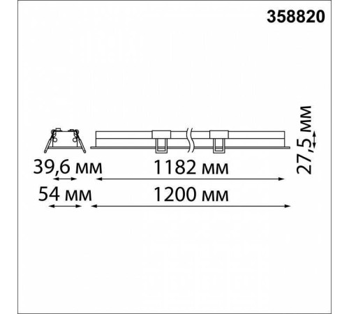 Встраиваемый светильник Novotech Iter 358820