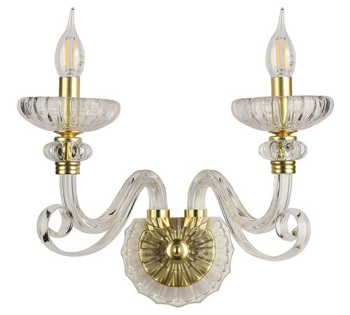 Бра Newport ANNETTE 8622/A mat.soft gold clear