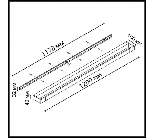Накладной светильник Odeon Light ARNO 3888/36WL