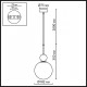 Подвесной светильник Odeon Light MIDCENT 4361/1A