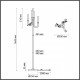 Торшер Odeon Light Lark 5431/12FL