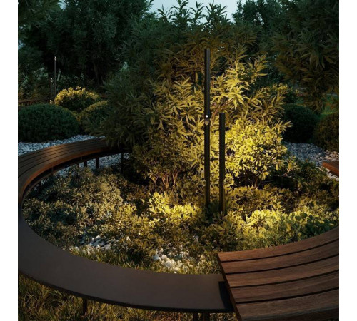 Наземный высокий светильник Odeon Light Bamboo 7021/9FL