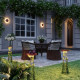 Наземный высокий светильник Odeon Light LIANA 7108/15GLA