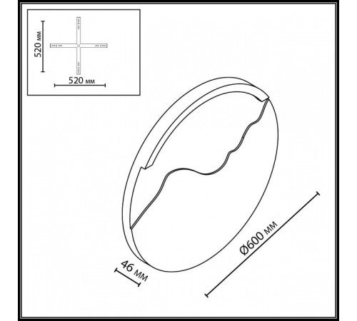 Накладной светильник Odeon Light HIGHTECH 7168/20WL