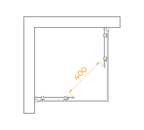 Душевой уголок RGW Passage PA-030B 700x700 мм 3508103077-14