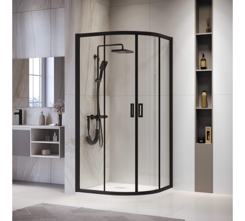 Душевой уголок RGW Passage PA-52B 900x900 мм черный 03085299-14
