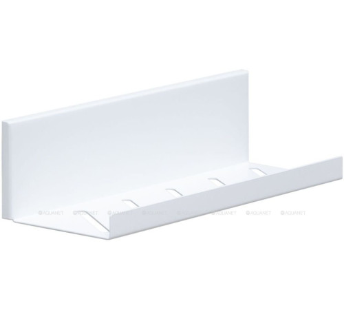 Полка Aquanet Магнум 300х80х100 мм открытая белый матовый 00302236